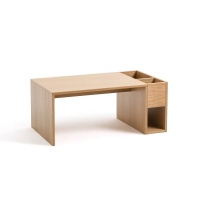 Стол Журнальный из дуба Essena единый размер каштановый LA REDOUTE INTERIEURS  фото, kupilegko.ru